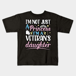 Happy Veteran Memorial Day Daughter Kids T-Shirt